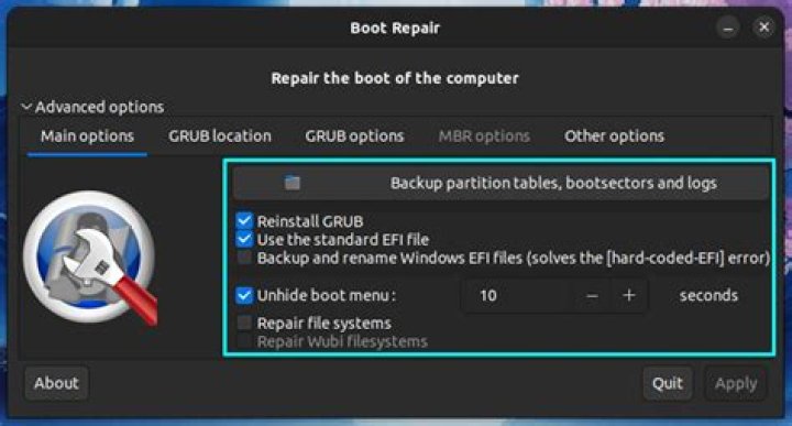 How to restore Windows 7 boot sector from Linux