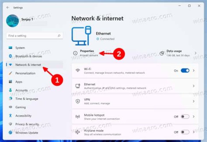 How to setup Wi-Fi as the default Internet conenction and Ethernet as private network