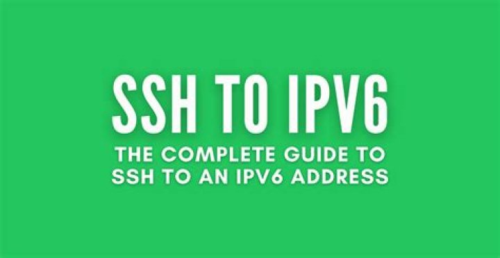 how to ssh to a ipv6 ubuntu in a LAN?