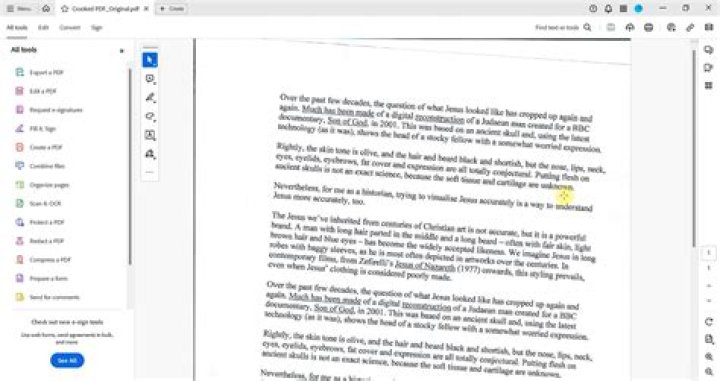 How to straighten out images in a PDF file?