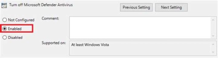 How to turn off Windows Defender permanently