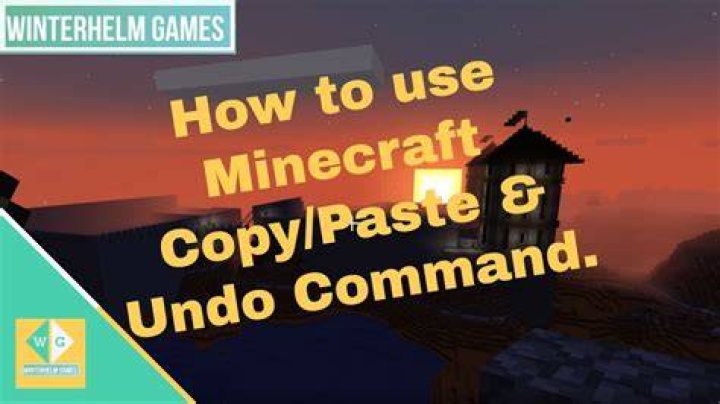 How to undo a copy command
