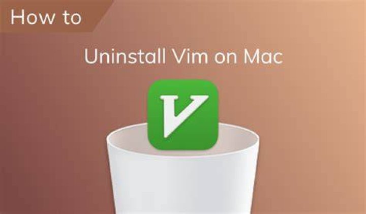 How to uninstall vim on mac?