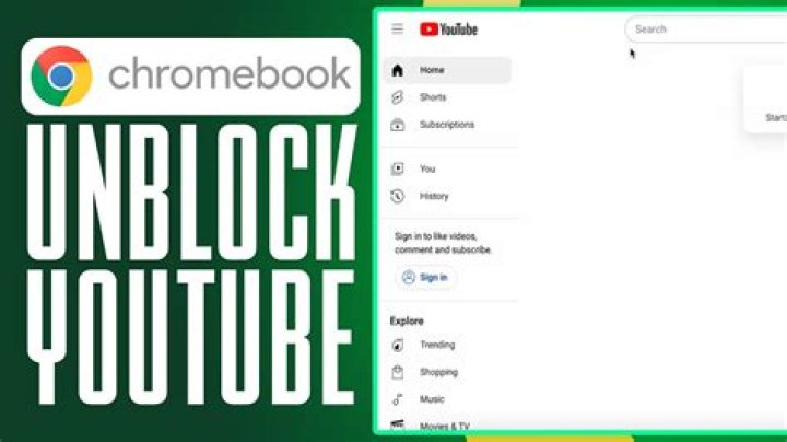 How to unlock YouTube for kids under Chrome?