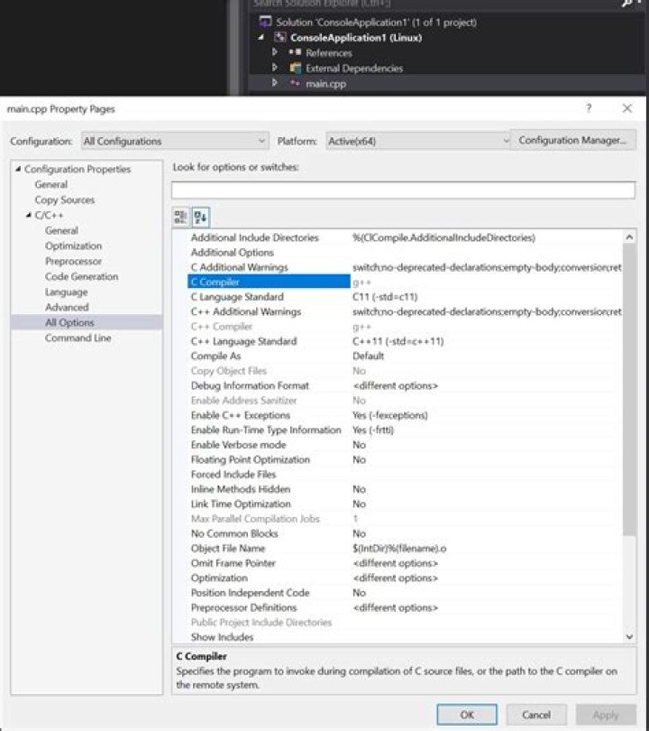 How to use GCC compiler in Visual Studio