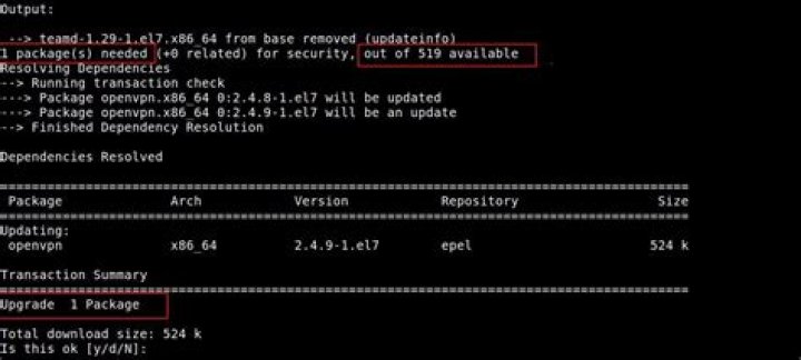 How to view history of Yum commands (update, install, remove)?