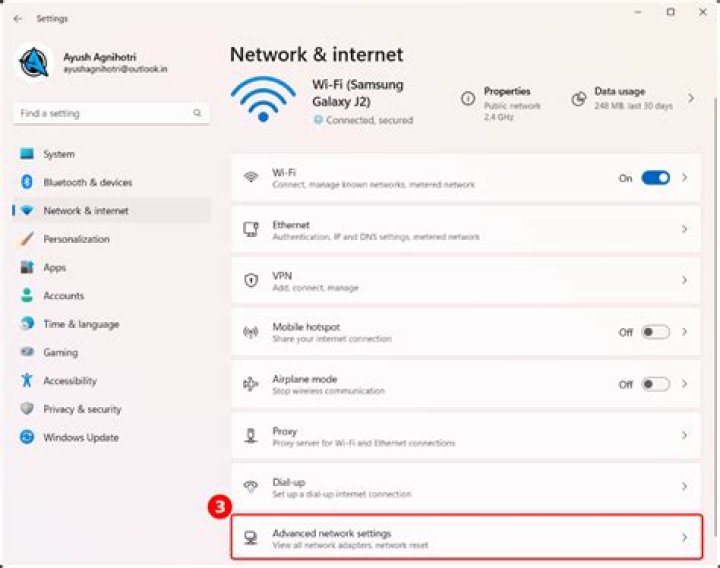 How to view WiFi's password or forget this network in Windows 8.1