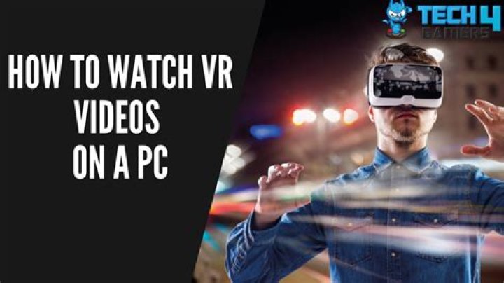 how to watch vr videos in my PC?