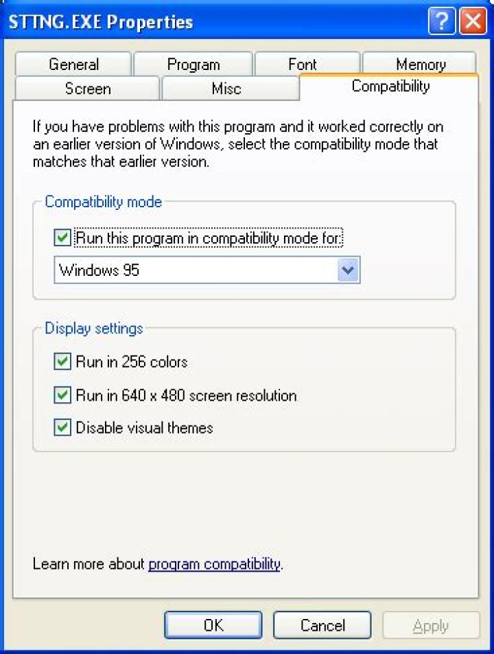 I am getting “This program cannot be run in DOS mode” in Windows XP [closed]