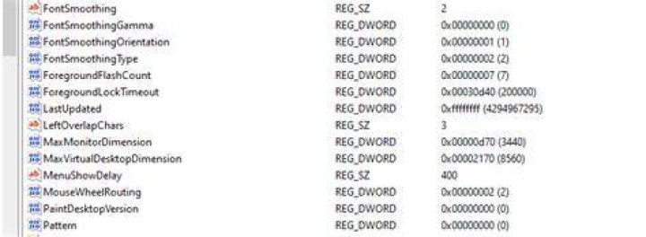 Importing .reg file returns success-message but does not import values