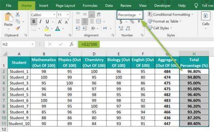 In Excel, I am trying to calculate a percentage of two sums