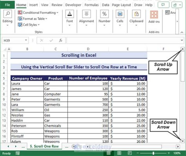 In Open Office, make 1st row of data "scroll lock" so it is always visible as you scroll down?