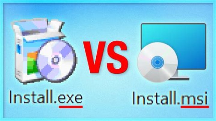 Install software: choose .msi or .exe?