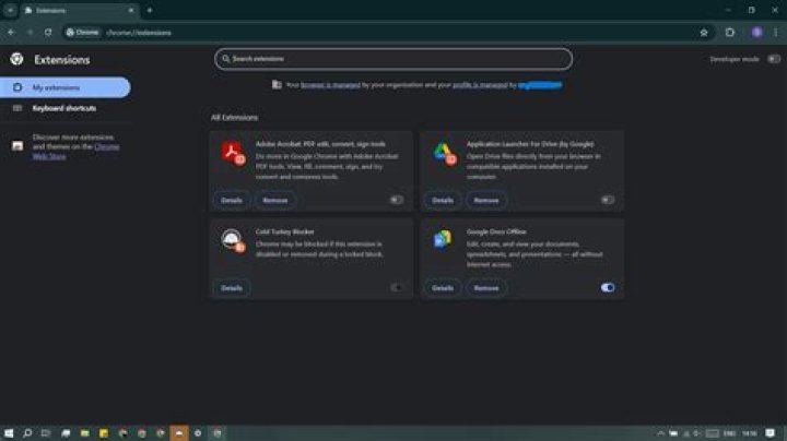 Installed extension doesn't show up