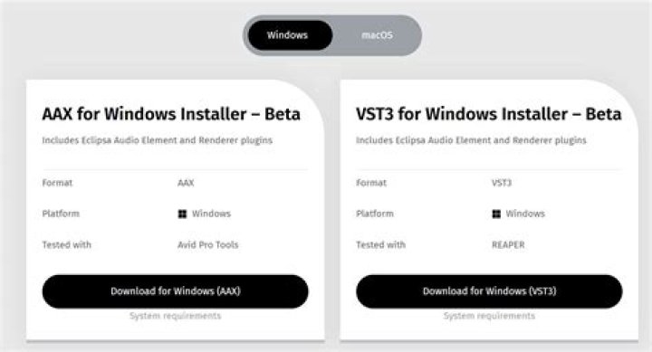 Installer includes