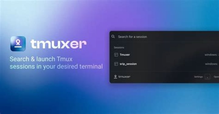 Interactive search of tmux sessions