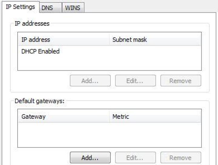 IPV4 Lan 2 IPs remove 169.254.* from nic