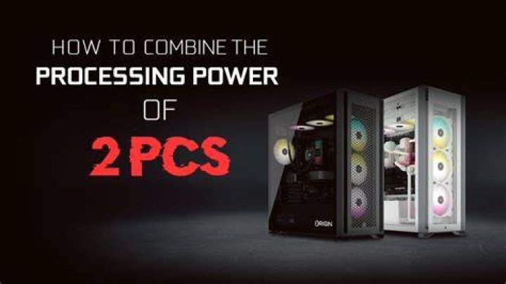 Is it possible to combine processing power of 2 computers?