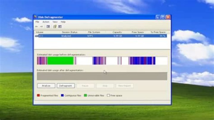 Is it possible to estimate the time of defragmentation?