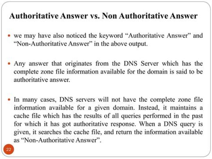 Is it possible to show I got non-authoritative answer from which server?