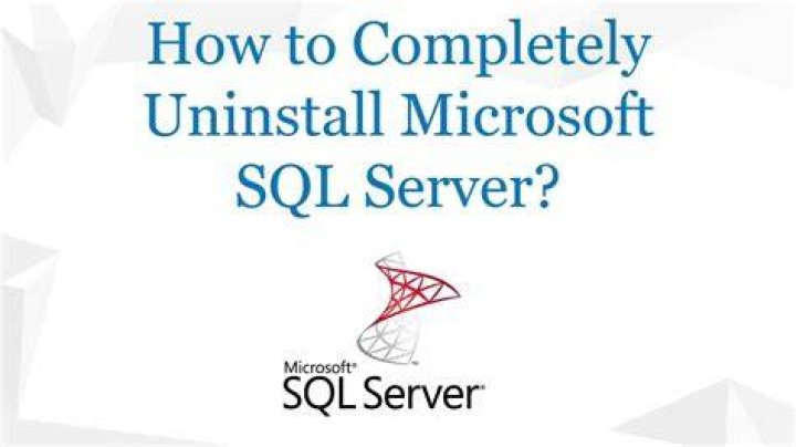 Is it safe to uninstall MS SQL server from my PC?
