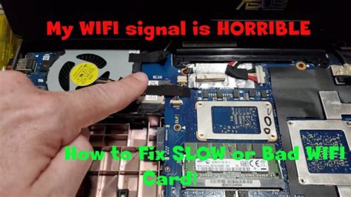 Is my wifi card going bad?