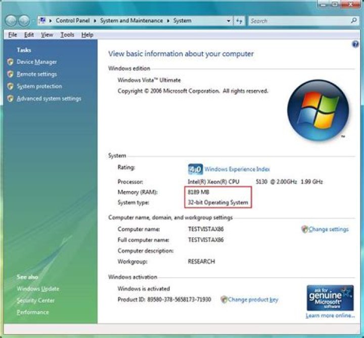 Is there a technical reason why 32-bit windows is limited to 4Gb of RAM? [duplicate]