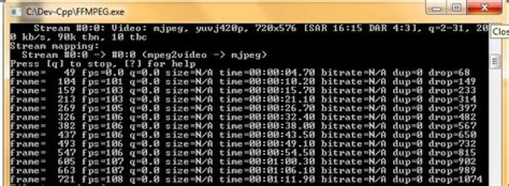 Is there a way to disable or hide output thrown by FFmpeg? [duplicate]