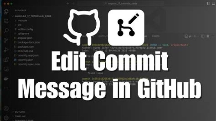Is there a way to edit a commit message on GitHub?