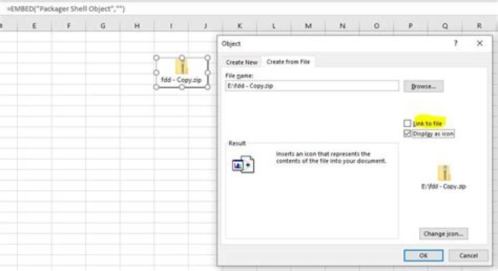 is there a way to have a file attachment in excel that can be accessed from multiple different computers?