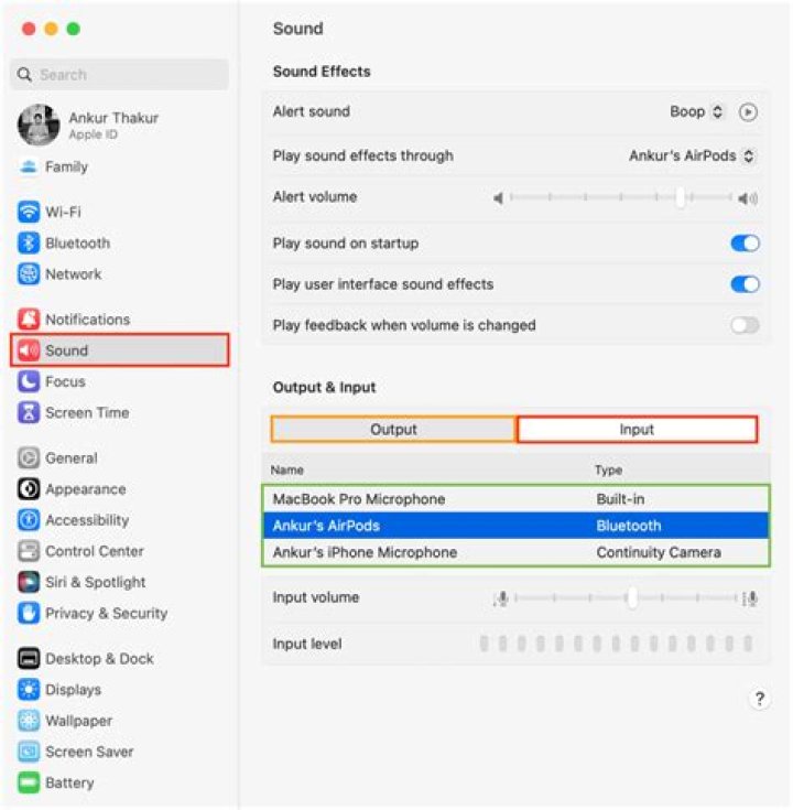 Is there a way to listen to the input sound on Mac OS X?