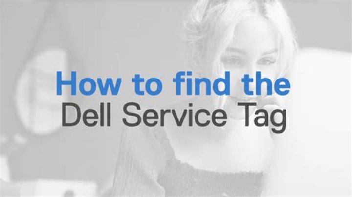 Is there any way to get a Dell service tag through dell.com website?