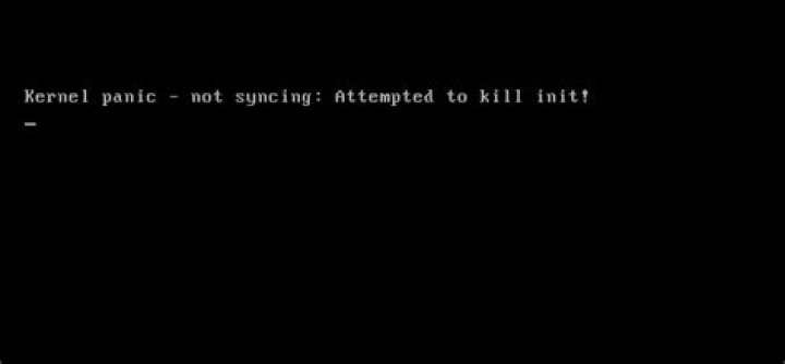 kernel panic, not syncing attempted to kill init error