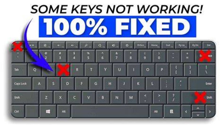 keyboard key "u" stopped working