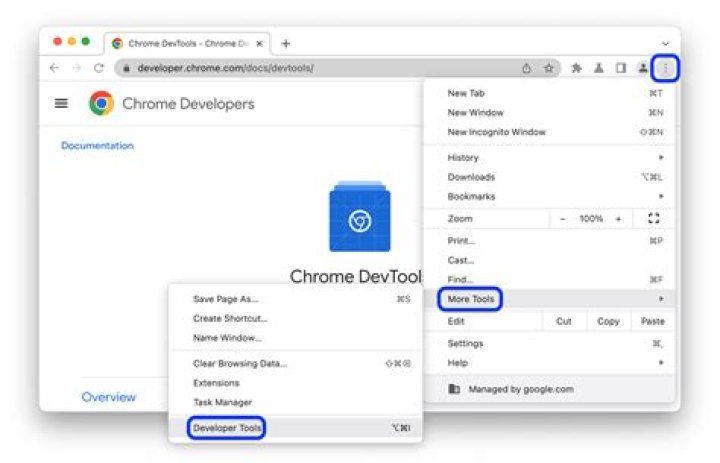 Keyboard Shortcut for Chrome's Developer Tools on Mac?