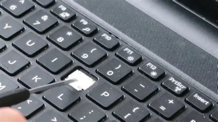 Keys are stuck, not physically