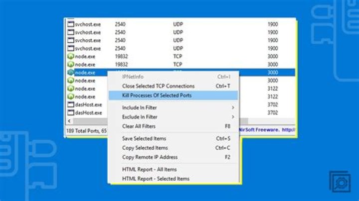 Kill a process which is listening on port 8080