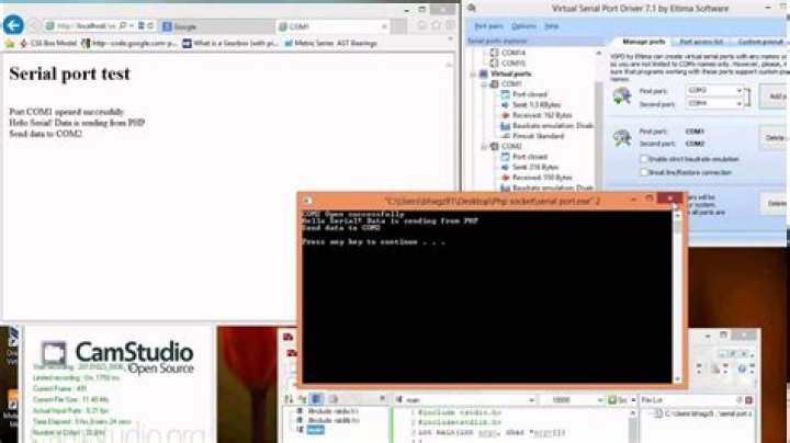Linux tells me a serial port is in use, but it isn't