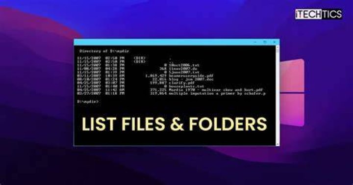 List files with path using Windows command line
