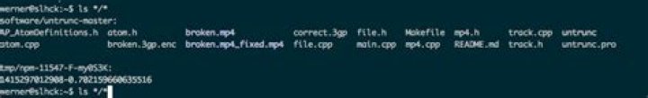 ls syntax to show filename and directory