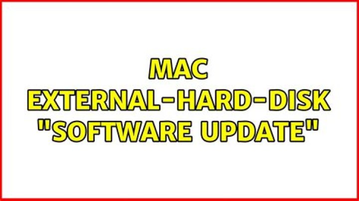 mac external-hard-disk "software update"
