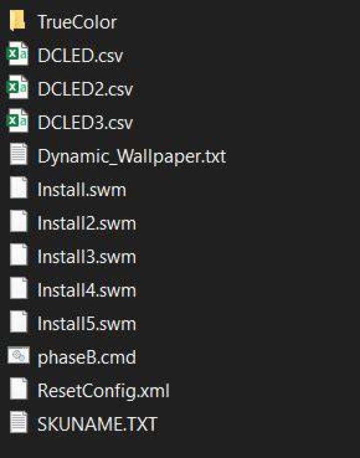 Manually create recovery iso (MSI)
