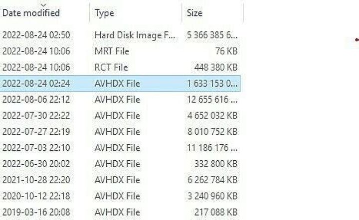 Merged avhdx file and now VM fails to start since the avhdx file cannot be found