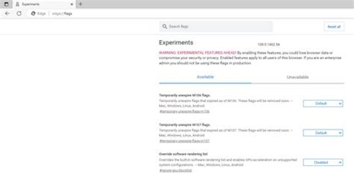 Microsoft Edge Flags file Location?