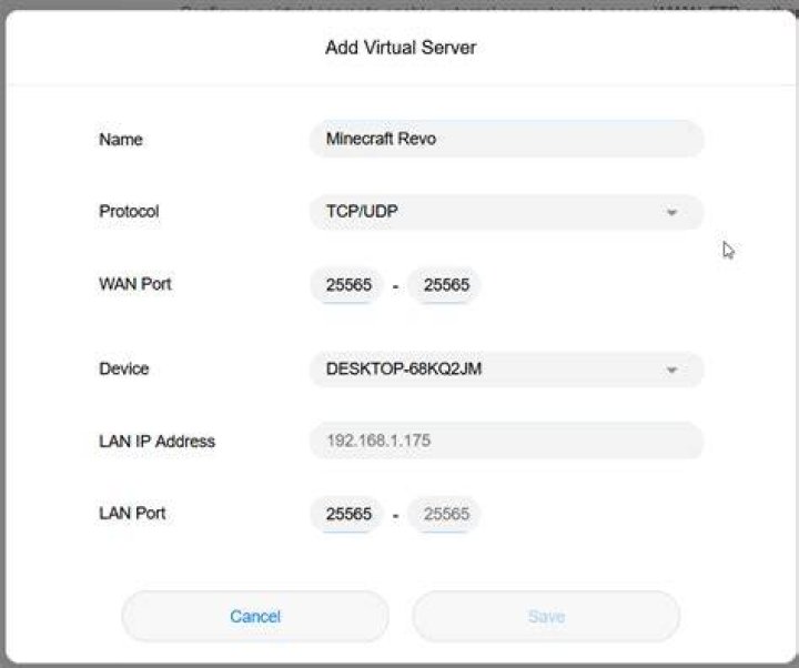 Minecraft Port Forwarding not working Windows
