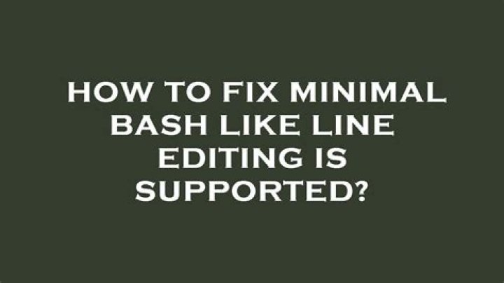 "Minimal BASH-like line editing is supported" After the replace of the motherboard