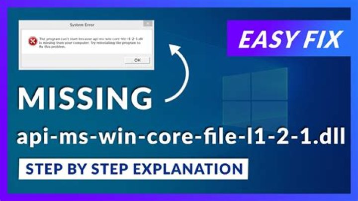 Missing api-ms-win-core-sysinfo-l1-2-1.dll