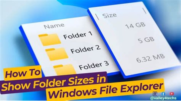 Monitor folder size