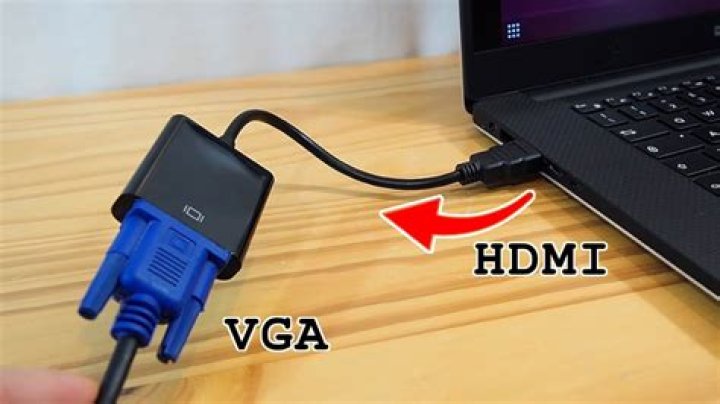 monitor going black with vga to hdmi hook-up