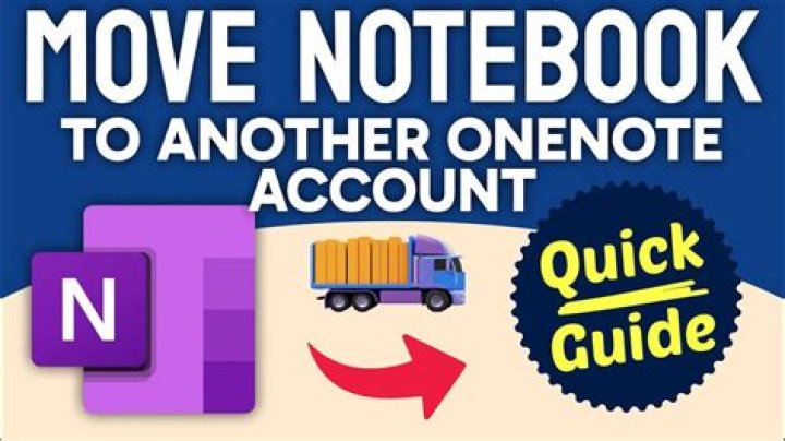 Move OneNote file to another OneDrive account